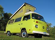 1974 VW Westfalia Pop-Top Bus