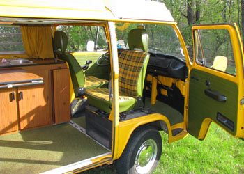 1976 VW Camper Bus Interior