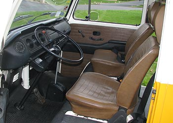 1977 VW Bus Automatic Interior