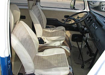 1977 7-Passenger VW Bus Interior