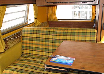 1977 VW Westfalia Camper Interior