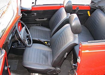 1978 VW Beetle Convertible Interior