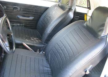 1978 VW Beetle Convertible Interior