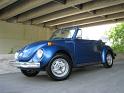 Cool Blue VW Bug Convertible