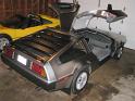 1982 Delorean and Yellow Ferrari