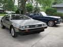 1982 Delorean and Classic Mercedes