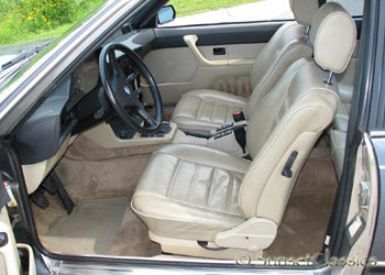 1984 BMW 633CSi Interior