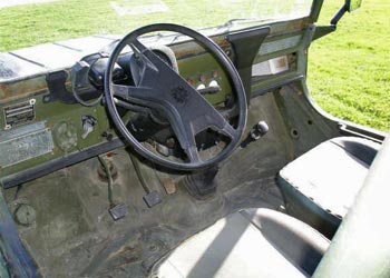 1985 VW Iltis Bombardier Interior